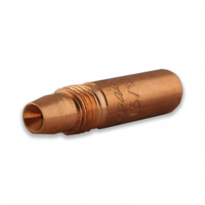 TOUGH LOCK contact tip shown from bottom at 45-degree angle