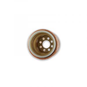 Centerfire nozzle shown from bottom
