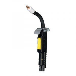 Dura-Flux self-shielded flux-cored gun with fixed power cable liner