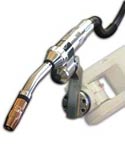 TOUGH GUN G2 series robotic air-cooled MIG gun installed on robot