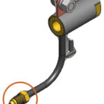 Image of a Miller quick connect block