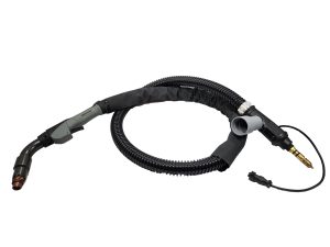 Coiled Straight handle Clean Air fume extraction MIG gun
