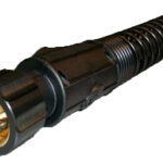 Power pin for Cloos feeder connection installed at the back of MIG welding gun