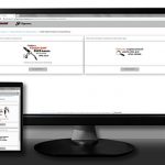 Computer monitor, tablet and cell phone displaying the Tregaskiss MIG gun configurators