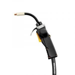 Dura-Flux self-shielded flux-cored gun with replaceable power cable liner