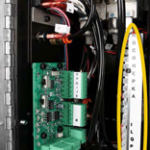 Image of an old style terminal strip on a reamer